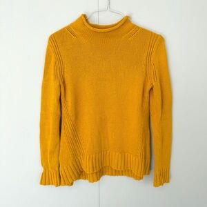 J.CREW ALWAYS Women’s Roll Neck Sweater in Mustard Yellow